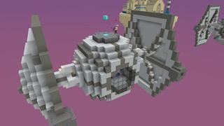 Screenshot of the Minecraft Bedrock Marketplace product Bed Wars: Outer Space created by VoxelBlocks.