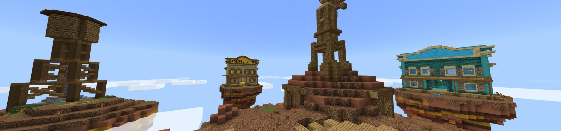 Panorama of the Minecraft Bedrock Marketplace product Bed Wars created by VoxelBlocks.