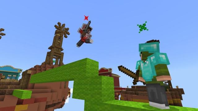 Screenshot of the Minecraft Bedrock Marketplace product Bed Wars created by VoxelBlocks.