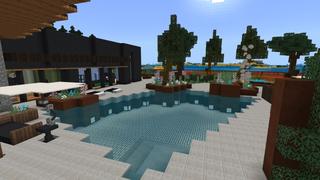 Screenshot of the Minecraft Bedrock Marketplace product Billionaire Super Mansion created by VoxelBlocks.