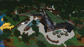 Screenshot of the Minecraft Bedrock Marketplace product Billionaire Super Mansion created by VoxelBlocks.