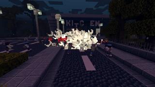 Screenshot of the Minecraft Bedrock Marketplace product Blasters created by VoxelBlocks.