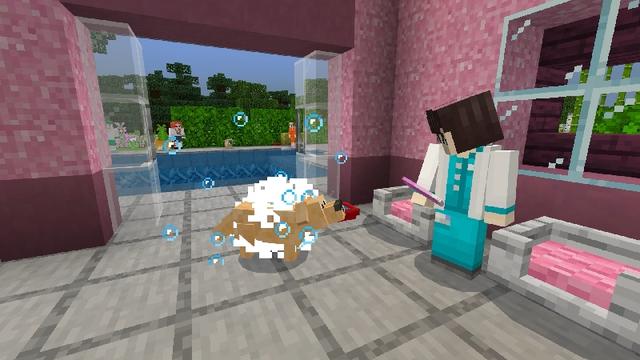 Screenshot of the Minecraft Bedrock Marketplace product Dog Town created by VoxelBlocks.