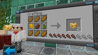 Screenshot of the Minecraft Bedrock Marketplace product Food Expansion created by VoxelBlocks.