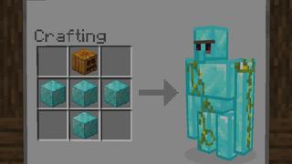 Screenshot of the Minecraft Bedrock Marketplace product Golems++ created by VoxelBlocks.