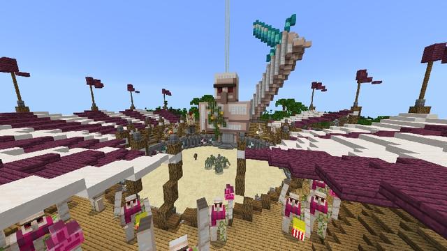 Screenshot of the Minecraft Bedrock Marketplace product Golems++ created by VoxelBlocks.
