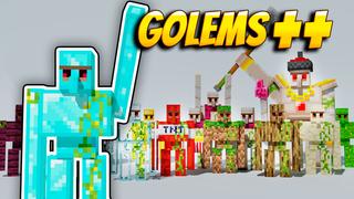 Thumbnail of the Minecraft Bedrock Marketplace product Golems++ created by VoxelBlocks.