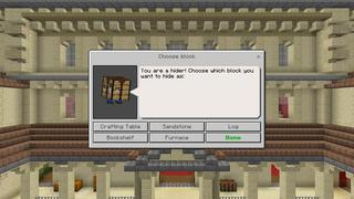 Screenshot of the Minecraft Bedrock Marketplace product Hide and Seek created by VoxelBlocks.