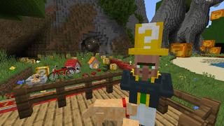 Screenshot of the Minecraft Bedrock Marketplace product Lucky Blocks Dogs created by VoxelBlocks.