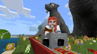 Screenshot of the Minecraft Bedrock Marketplace product Lucky Blocks Dogs created by VoxelBlocks.