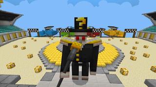 Screenshot of the Minecraft Bedrock Marketplace product Lucky Blocks Race created by VoxelBlocks.