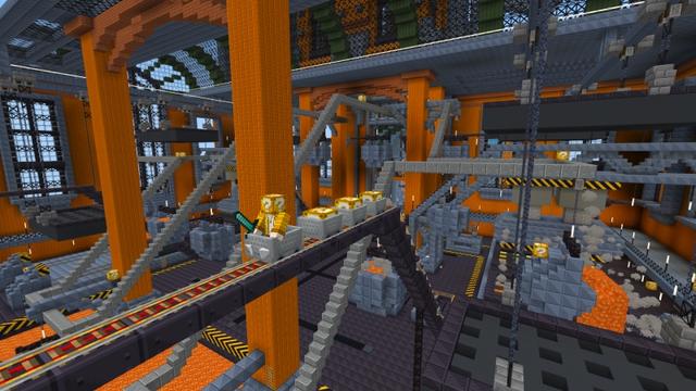 Screenshot of the Minecraft Bedrock Marketplace product Lucky Blocks created by VoxelBlocks.