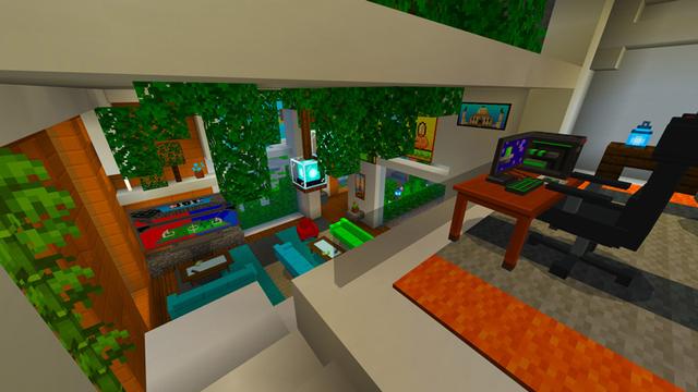 Screenshot of the Minecraft Bedrock Marketplace product Modern House Collectors created by VoxelBlocks.