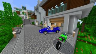 Screenshot of the Minecraft Bedrock Marketplace product Modern House 4 created by VoxelBlocks.