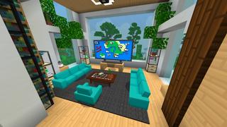 Screenshot of the Minecraft Bedrock Marketplace product Modern House 4 created by VoxelBlocks.