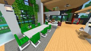 Screenshot of the Minecraft Bedrock Marketplace product Modern House 4 created by VoxelBlocks.