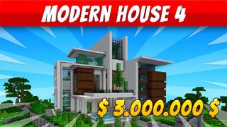 Thumbnail of the Minecraft Bedrock Marketplace product Modern House 4 created by VoxelBlocks.