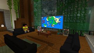 Screenshot of the Minecraft Bedrock Marketplace product Modern House: Mountain! created by VoxelBlocks.