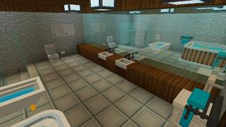 Screenshot of the Minecraft Bedrock Marketplace product Modern House: Mountain! created by VoxelBlocks.