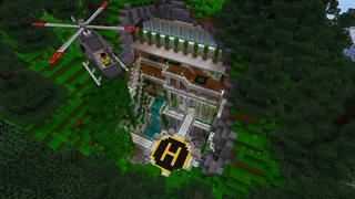 Screenshot of the Minecraft Bedrock Marketplace product Modern House: Mountain! created by VoxelBlocks.