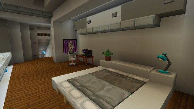 Screenshot of the Minecraft Bedrock Marketplace product Modern House 3 created by VoxelBlocks.