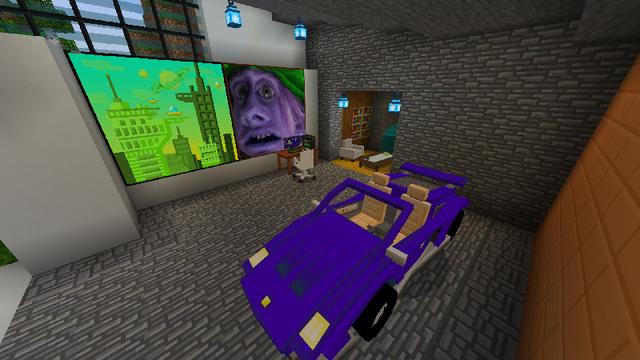 Screenshot of the Minecraft Bedrock Marketplace product Modern House 3 created by VoxelBlocks.