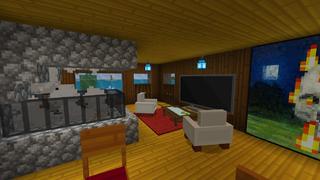 Screenshot of the Minecraft Bedrock Marketplace product Modern House 2 created by VoxelBlocks.
