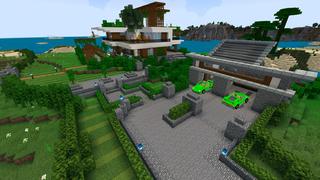 Screenshot of the Minecraft Bedrock Marketplace product Modern House 2 created by VoxelBlocks.