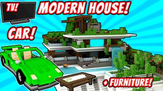 Thumbnail of the Minecraft Bedrock Marketplace product Maison moderne 2 created by VoxelBlocks.
