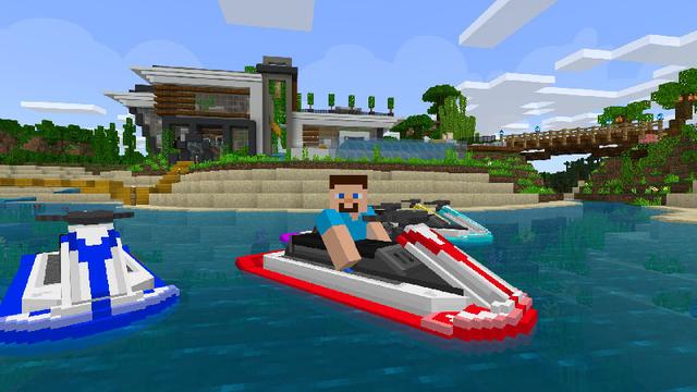 Screenshot of the Minecraft Bedrock Marketplace product Modern House created by VoxelBlocks.