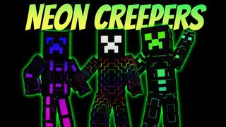 Thumbnail of the Minecraft Bedrock Marketplace product Neon Creepers created by VoxelBlocks.