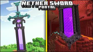 Thumbnail of the Minecraft Bedrock Marketplace product Nether Sword Portal created by VoxelBlocks.