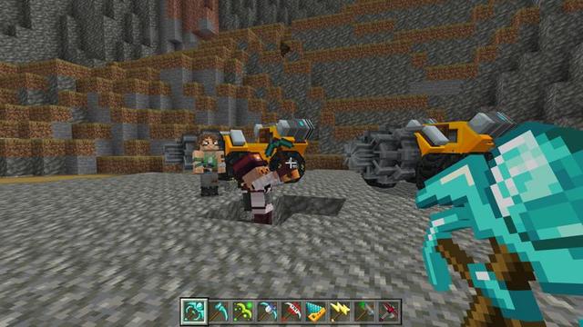 Screenshot of the Minecraft Bedrock Marketplace product Pickaxe Expansion created by VoxelBlocks.