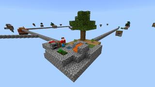 Screenshot of the Minecraft Bedrock Marketplace product Skyblock Infinite Clásico created by VoxelBlocks.