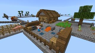 Screenshot of the Minecraft Bedrock Marketplace product Skyblock Infinite Clásico created by VoxelBlocks.