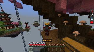 Screenshot of the Minecraft Bedrock Marketplace product Skyblock Ninja created by VoxelBlocks.