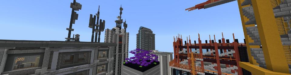 Panorama of the Minecraft Bedrock Marketplace product Tag created by VoxelBlocks.