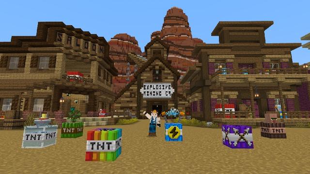 Screenshot of the Minecraft Bedrock Marketplace product TNT++ created by VoxelBlocks.