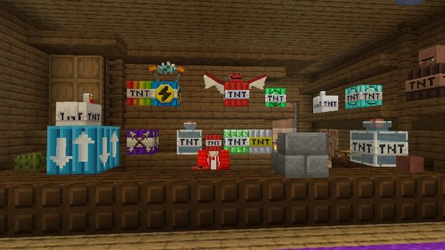 Screenshot of the Minecraft Bedrock Marketplace product TNT++ created by VoxelBlocks.