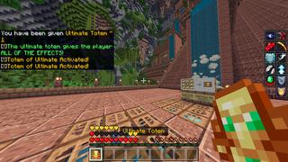 Screenshot of the Minecraft Bedrock Marketplace product Totems Expansion created by VoxelBlocks.