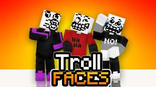 Thumbnail of the Minecraft Bedrock Marketplace product Troll Faces created by VoxelBlocks.