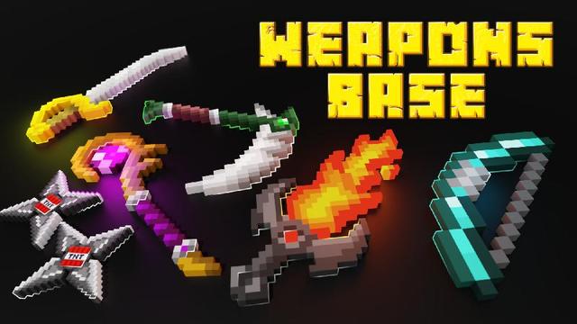 Thumbnail of the Minecraft Bedrock Marketplace product Weapons Base created by VoxelBlocks.