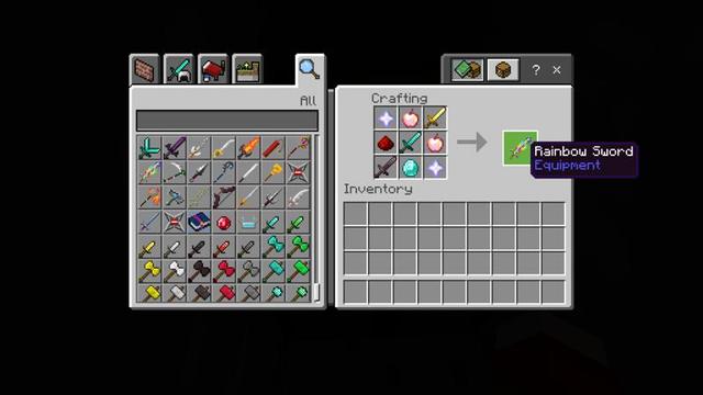 Screenshot of the Minecraft Bedrock Marketplace product Weapons created by VoxelBlocks.