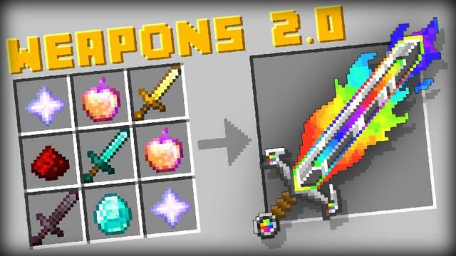 Thumbnail of the Minecraft Bedrock Marketplace product Weapons created by VoxelBlocks.