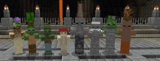 Panorama of the Minecraft Bedrock Marketplace product Zombies ++ created by VoxelBlocks.