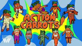 Thumbnail of the Minecraft Bedrock Marketplace product Action Carrots created by Wandering Wizards.