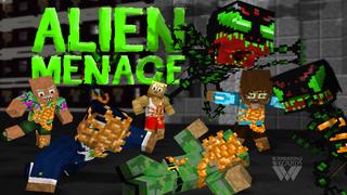 Thumbnail of the Minecraft Bedrock Marketplace product Alien Menace created by Wandering Wizards.