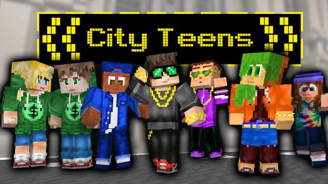 Thumbnail of the Minecraft Bedrock Marketplace product City Teens created by Wandering Wizards.