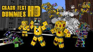 Thumbnail of the Minecraft Bedrock Marketplace product Crash Test Dummies HD created by Wandering Wizards.