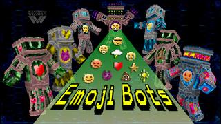 Thumbnail of the Minecraft Bedrock Marketplace product Emoji Bots created by Wandering Wizards.